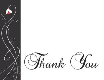 Deco Amour Wedding Thank You Cards