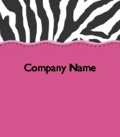 Funky Zebra Personalised Mugs - Single Image