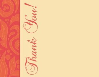 Glow of Love Wedding Thank You Cards