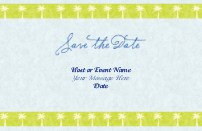 Bahama Bride Save the Date Magnets