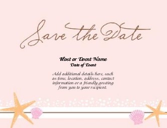 Beach Bride Large Save the Date Magnets