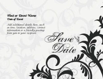 Bliss Sophisticate Large Save the Date Magnets