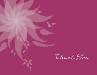 Bursting With Love Wedding Thank You Cards