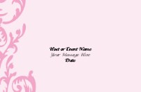 French Rose Swirl Save the Date Magnets