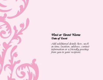 French Rose Swirl Large Save the Date Magnets