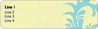 Elegant Etiquette Return Address Labels