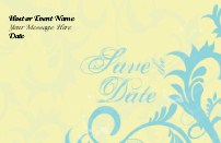 Elegant Etiquette Save the Date Cards