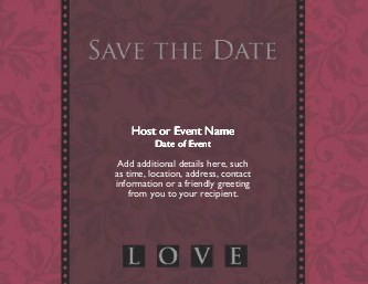 Elegant Inspiration Large Save the Date Magnets
