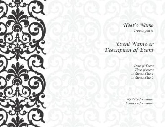 Elegant Lace Hen Night Invitations