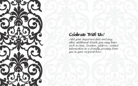 Elegant Lace Oversized Save the Date  Postcards