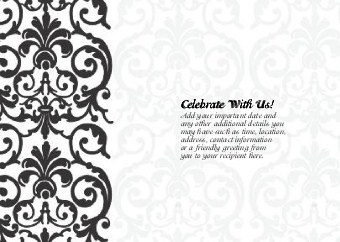 Elegant Lace Standard Sized Save the Date Postcards
