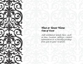 Elegant Lace Large Save the Date Magnets