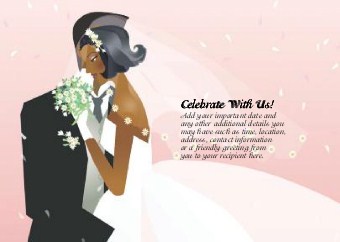 Forever's Embrace Standard Sized Save the Date Postcards