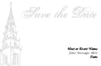 Going to the Chapel Save the Date Magnets