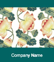 Curling Blooms Personalised Mugs - Single Image