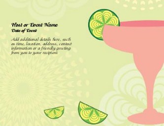 Lime Time Large Save the Date Magnets