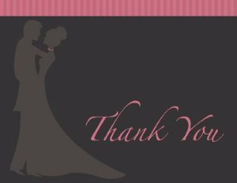 Love's First Dance Wedding Thank You Cards