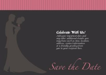 Love's First Dance Standard Sized Save the Date Postcards