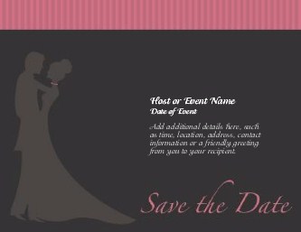 Love's First Dance Large Save the Date Magnets