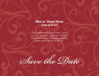 Carnelian Royale Large Save the Date Magnets