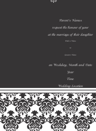 Enchanted Evening Wedding Invitations