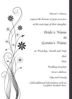 Growing Romance Wedding Invitations