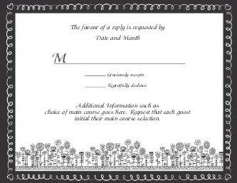 Love Springs Eternal Reply Cards