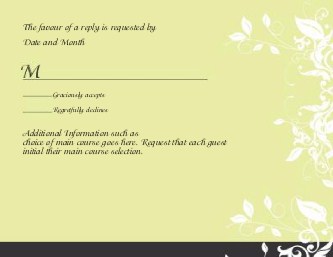 Tuxedo Black Hint Reply Cards