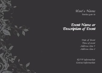 Tuxedo Black Love Postcard Invitation-Standard