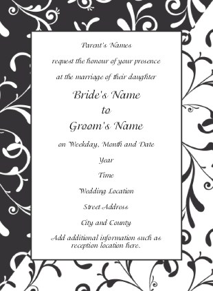 With Flourish Wedding Invitations