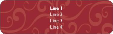 Carnelian Royale Return Address Labels
