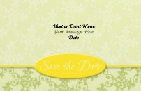 Lime Glace Fresh Save the Date Cards