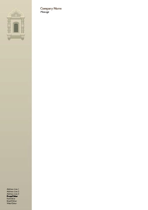 Castle View A4 Letterhead