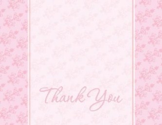 Dawn Elegante Wedding Thank You Cards