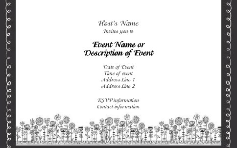 Love Springs Eternal Postcard Invitation-Oversized