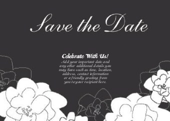 Pure Devotion Standard Sized Save the Date Postcards