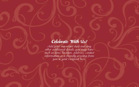 Carnelian Royale Oversized Save the Date  Postcards