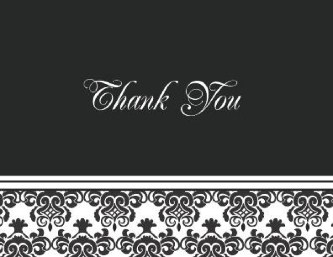 Enchanted Evening Wedding Thank You Cards