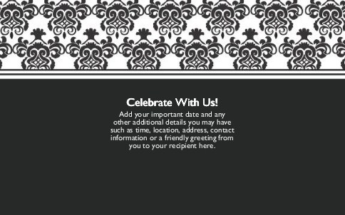Enchanted Evening Oversized Save the Date  Postcards