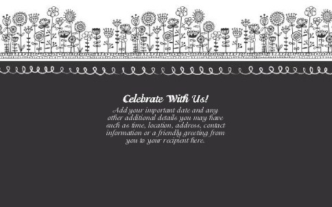 Love Springs Eternal Oversized Save the Date  Postcards