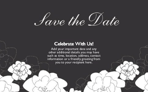 Pure Devotion Oversized Save the Date  Postcards