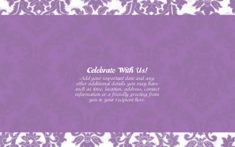 Russian Sage Flare Oversized Save the Date  Postcards