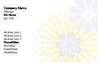 Burst of Life Recycled Business Cards