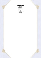 Framed in Luxury A4 Letterhead