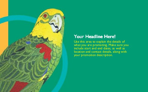 Tropic Talker Full Colour Oversized Postcards
