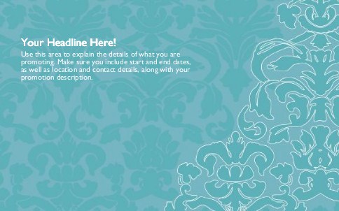 Understated Elegance Full Colour Oversized Postcards