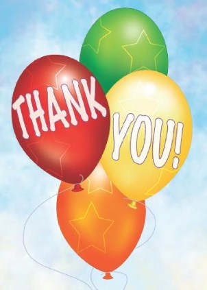 Brightest Wishes Vertical Thank You Cards