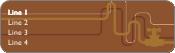 Pipe Maze Return Address Labels