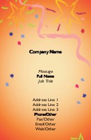 Stellar Celebration Full Colour Business Cards