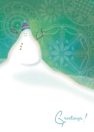 Bundled Up Vertical Christmas Cards